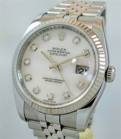 fake mother of pearl rolex|rolex 36mm datejust diamond bezel.